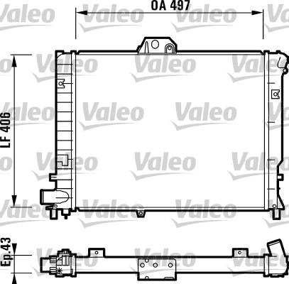 Valeo 732351 - Hladnjak, hladjenje motora www.molydon.hr