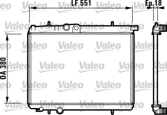 Valeo 732306 - Hladnjak, hladjenje motora www.molydon.hr