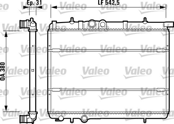 Valeo 732308 - Hladnjak, hladjenje motora www.molydon.hr