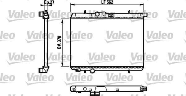 Valeo 732307 - Hladnjak, hladjenje motora www.molydon.hr