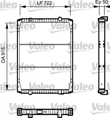 Valeo 732331 - Hladnjak, hladjenje motora www.molydon.hr