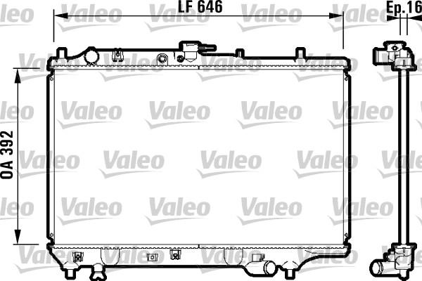 Valeo 732325 - Hladnjak, hladjenje motora www.molydon.hr