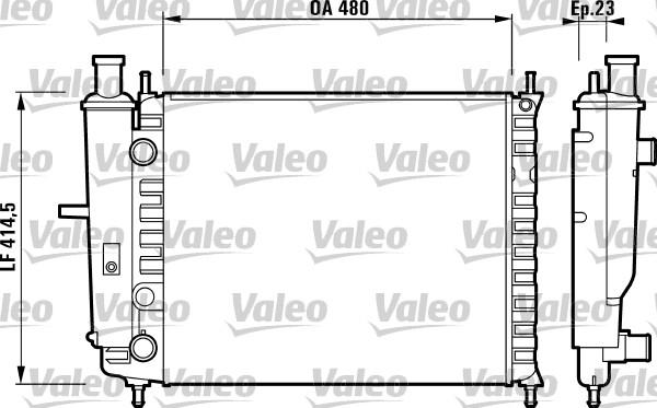 Valeo 732218 - Hladnjak, hladjenje motora www.molydon.hr