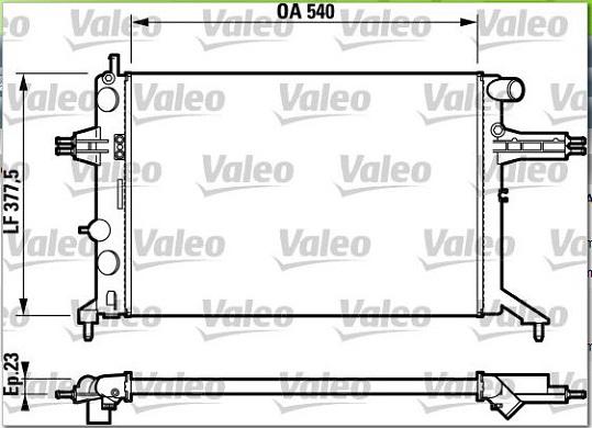 Valeo 732795 - Hladnjak, hladjenje motora www.molydon.hr