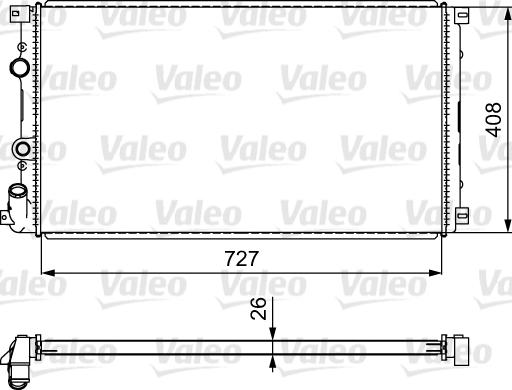 Valeo 732798 - Hladnjak, hladjenje motora www.molydon.hr