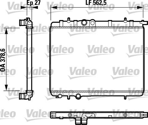 Valeo 732744 - Hladnjak, hladjenje motora www.molydon.hr