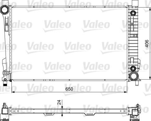 Valeo 732741 - Hladnjak, hladjenje motora www.molydon.hr