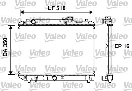 Valeo 732750 - Hladnjak, hladjenje motora www.molydon.hr