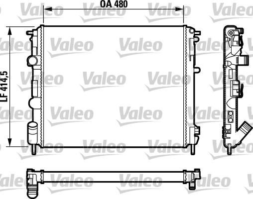 Valeo 732760 - Hladnjak, hladjenje motora www.molydon.hr