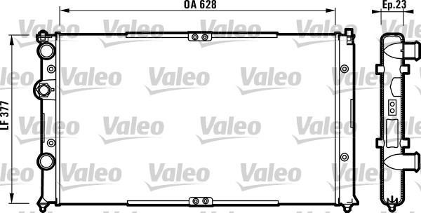 Valeo 732710 - Hladnjak, hladjenje motora www.molydon.hr