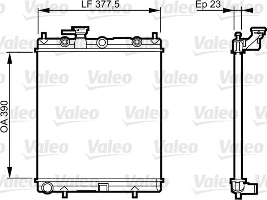 Valeo 732718 - Hladnjak, hladjenje motora www.molydon.hr