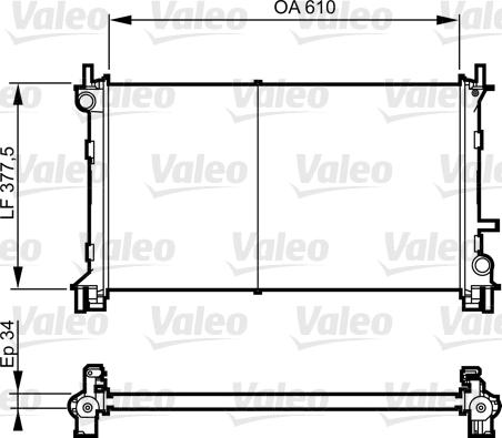 Valeo 732735 - Hladnjak, hladjenje motora www.molydon.hr