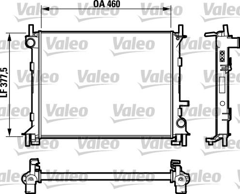 Valeo 732731 - Hladnjak, hladjenje motora www.molydon.hr