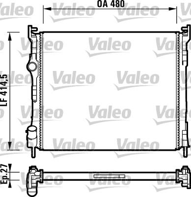 Valeo 732737 - Hladnjak, hladjenje motora www.molydon.hr