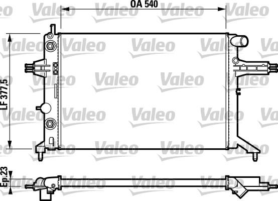 Valeo 732724 - Hladnjak, hladjenje motora www.molydon.hr