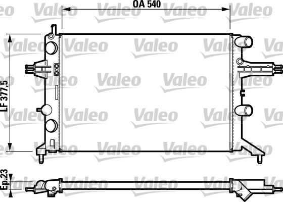 Valeo 732723 - Hladnjak, hladjenje motora www.molydon.hr