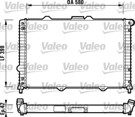 Valeo 732722 - Hladnjak, hladjenje motora www.molydon.hr