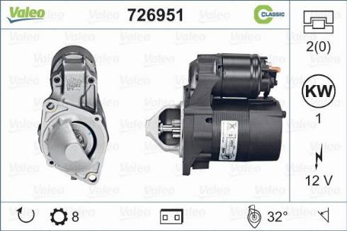 Valeo 726951 - Starter www.molydon.hr