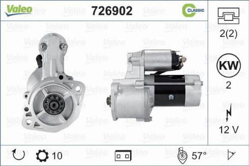 Valeo 726902 - Starter www.molydon.hr