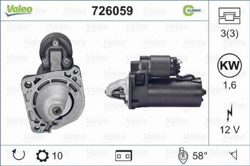 Valeo 726059 - Starter www.molydon.hr