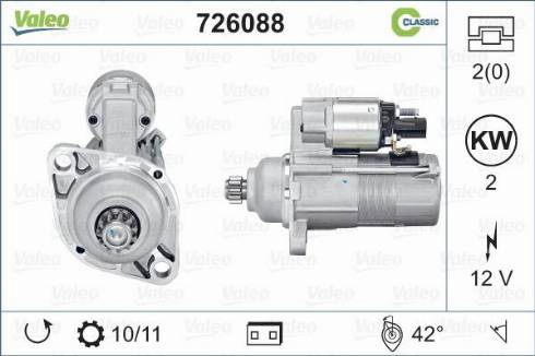 Valeo 726088 - Starter www.molydon.hr