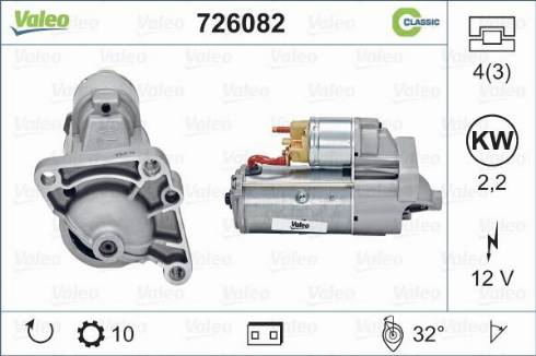 Valeo 726082 - Starter www.molydon.hr