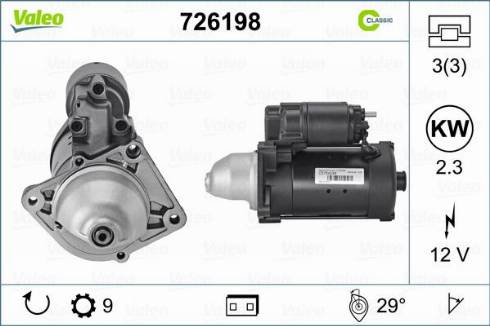 Valeo 726198 - Starter www.molydon.hr