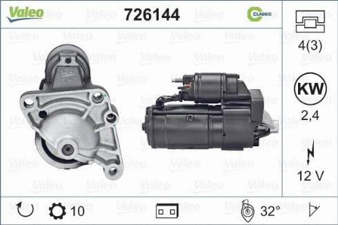 Valeo 726144 - Starter www.molydon.hr