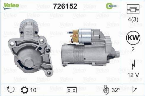 Valeo 726152 - Starter www.molydon.hr