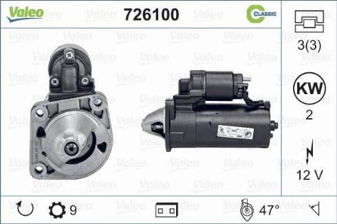 Valeo 726100 - Starter www.molydon.hr