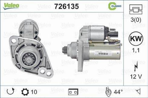 Valeo 726135 - Starter www.molydon.hr