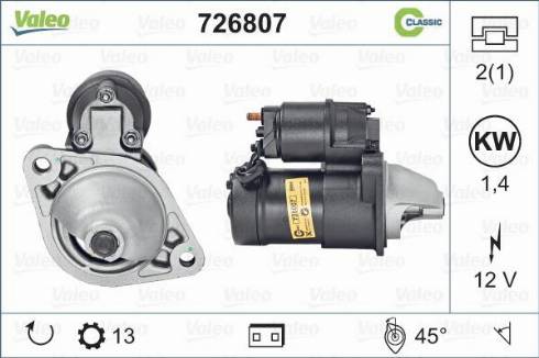 Valeo 726807 - Starter www.molydon.hr