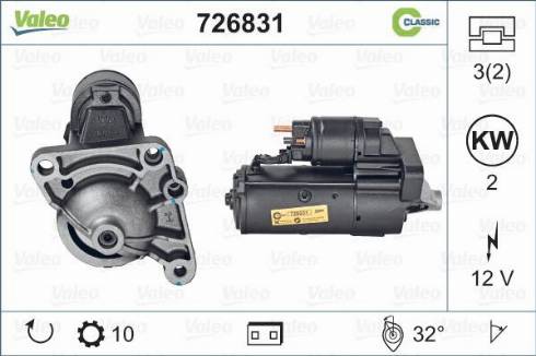 Valeo 726831 - Starter www.molydon.hr