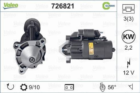 Valeo 726821 - Starter www.molydon.hr