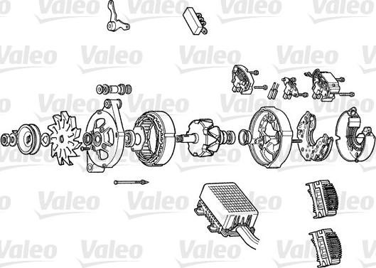 Valeo A14N96 - Alternator www.molydon.hr