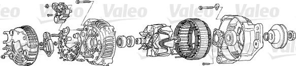 Valeo A14S054 - Alternator www.molydon.hr