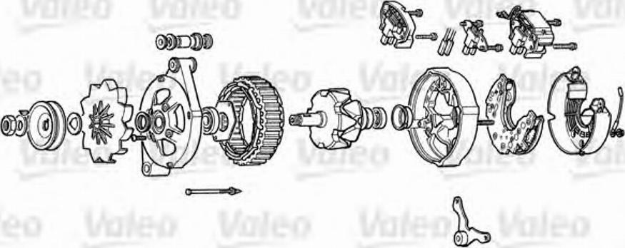 Valeo A13N99 - Regulator napona generatora www.molydon.hr