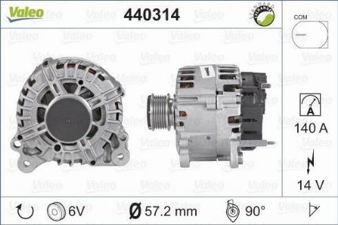 Valeo TG14C031 - Alternator www.molydon.hr