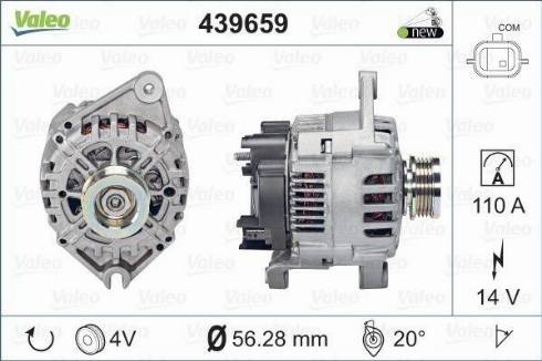 Valeo TG10B025 - Alternator www.molydon.hr