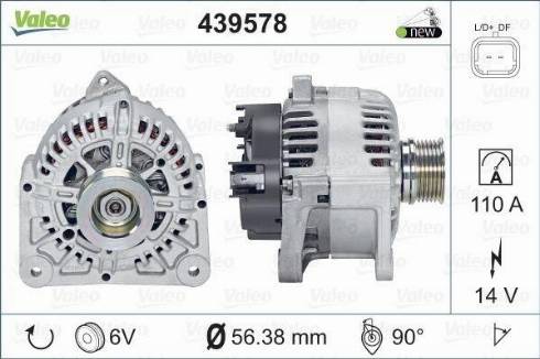 Valeo TG11C063 - Alternator www.molydon.hr