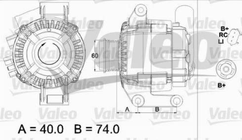 Valeo TG12C109 - Alternator www.molydon.hr