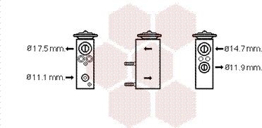Van Wezel 40001348 - Ekspanzioni ventil, klima-Uređaj www.molydon.hr