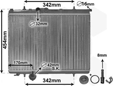 Van Wezel 40002210 - Hladnjak, hladjenje motora www.molydon.hr