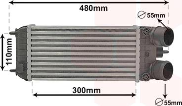 Van Wezel 40014702 - Intercooler, hladnjak www.molydon.hr