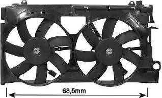 Van Wezel 4036749 - Ventilator, hladjenje motora www.molydon.hr