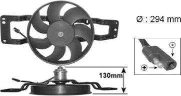 Van Wezel 4342747 - Ventilator, hladjenje motora www.molydon.hr