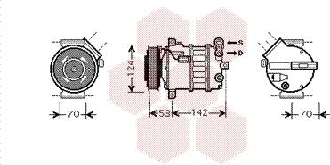 Van Wezel 4700K063 - Kompresor, klima-Uređaj www.molydon.hr