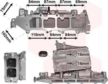 Van Wezel 58004361 - Intercooler, hladnjak www.molydon.hr