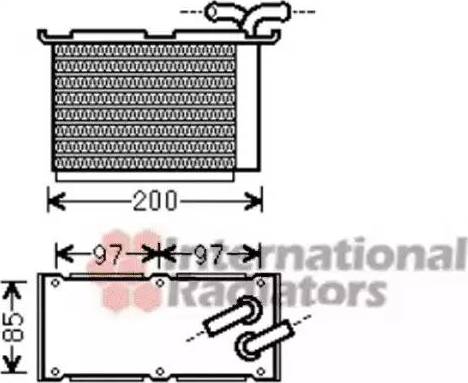 Van Wezel 58004305 - Intercooler, hladnjak www.molydon.hr