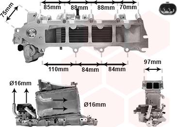 Van Wezel 58004376 - Intercooler, hladnjak www.molydon.hr